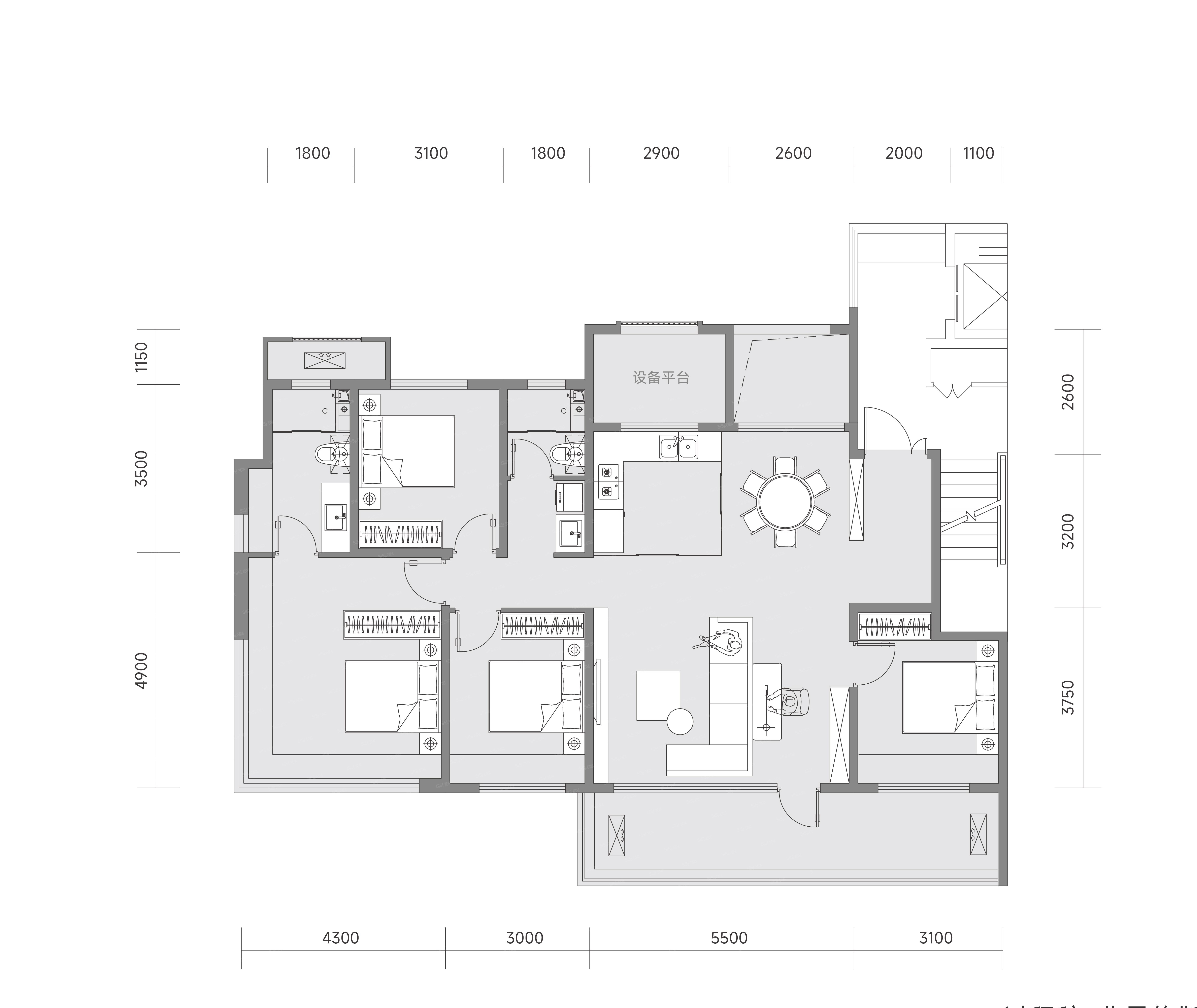 中建悦庐桐溪4室2厅2卫