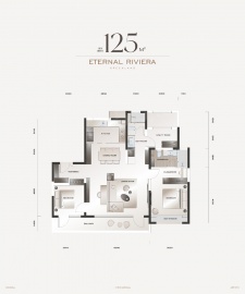 绿地水云川3室2厅2卫