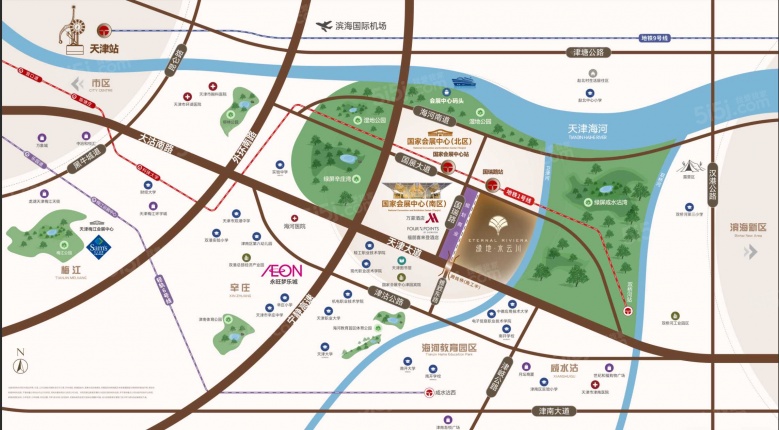 绿地水云川区位图