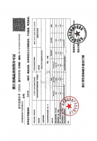 越秀.如玺华院预售许可证