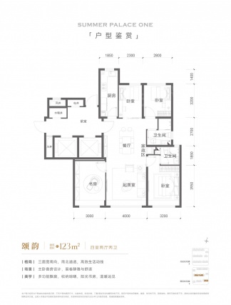 4室2厅2卫户型详情