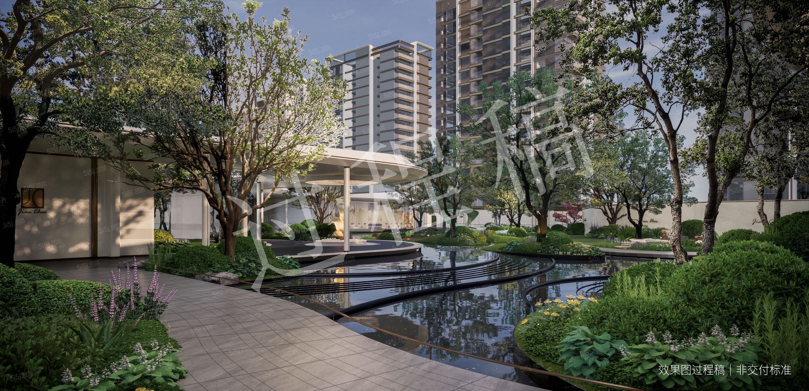 潮映杭园实景图