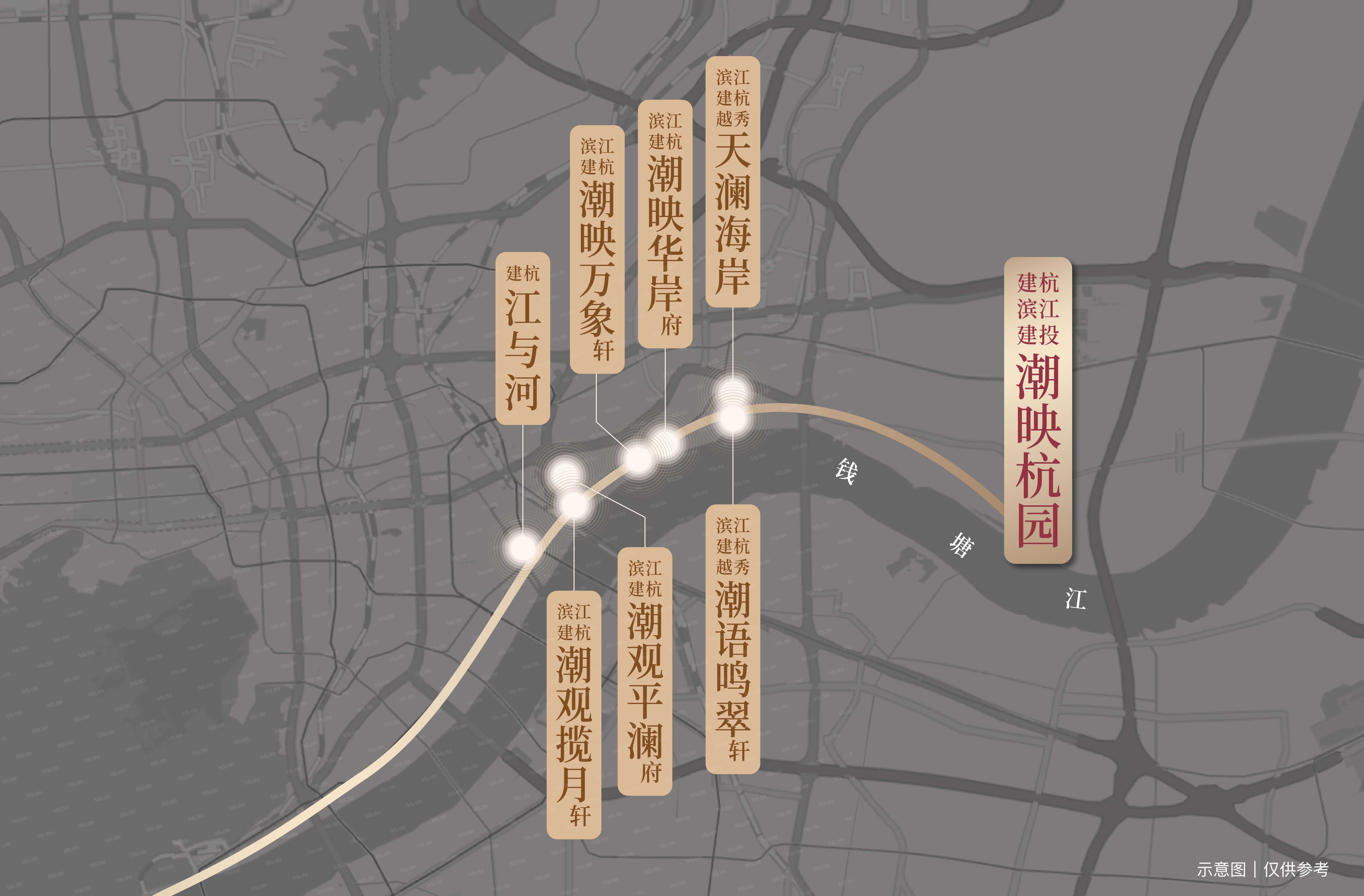 潮映杭园配套图