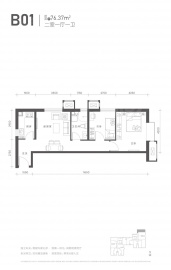 海淀南路12号2室1厅1卫
