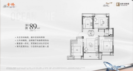 3室2厅1卫户型图