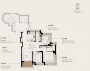 3室2厅2卫户型图