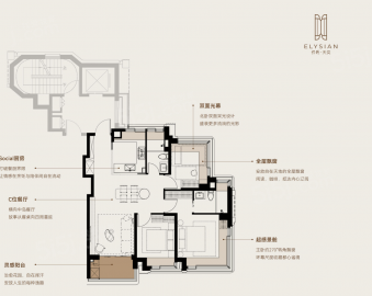 保利天奕3室2厅2卫