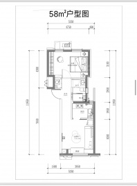 北京城建国誉燕园1室1厅1卫