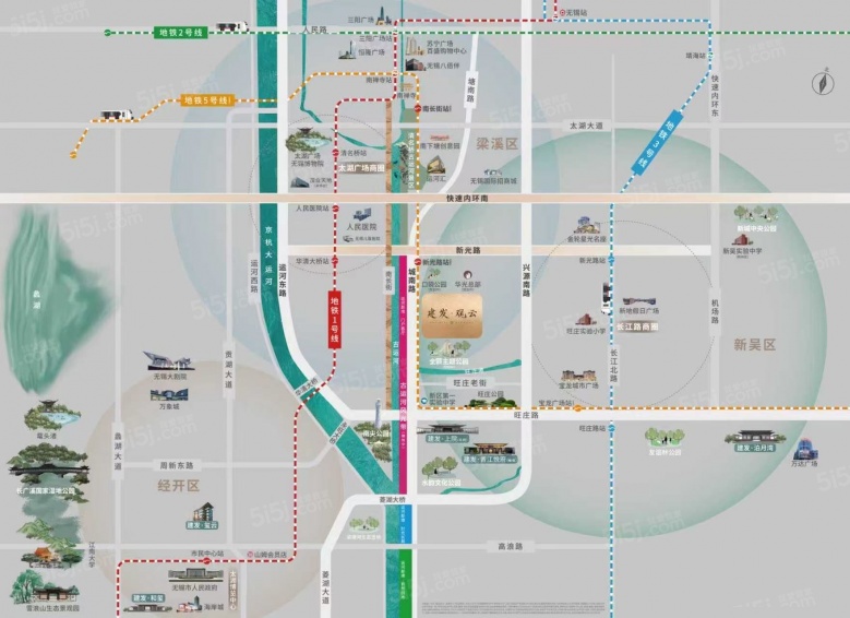 建发观云区位图