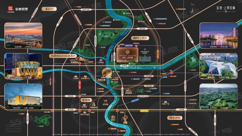 金地上湾玖峯区位图