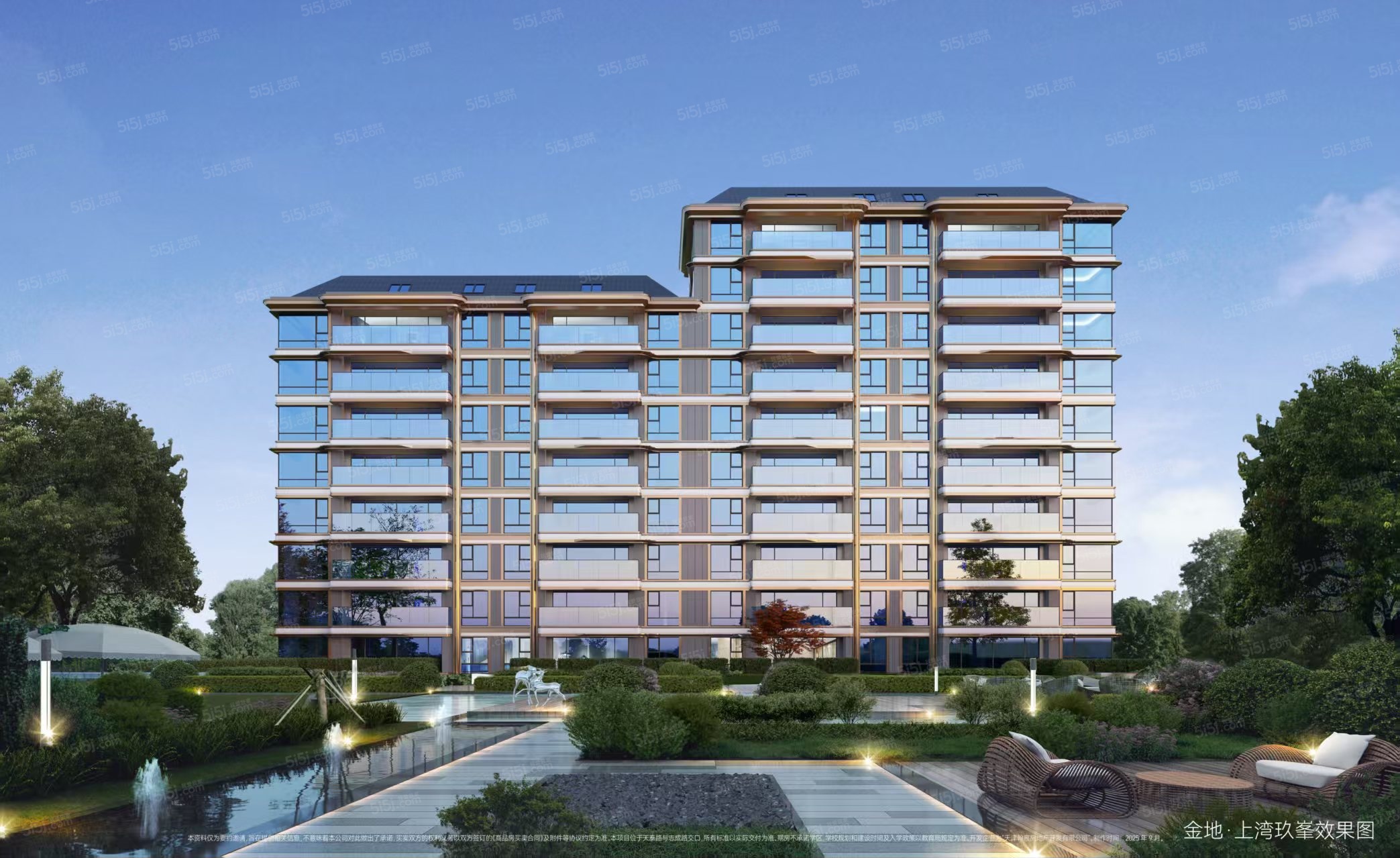 金地上湾玖峯效果图