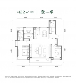 金地上湾玖峯3室2厅2卫