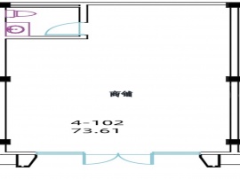 1室1卫户型图