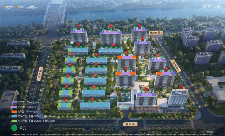 上海翡云悦府（二期）沙盘图