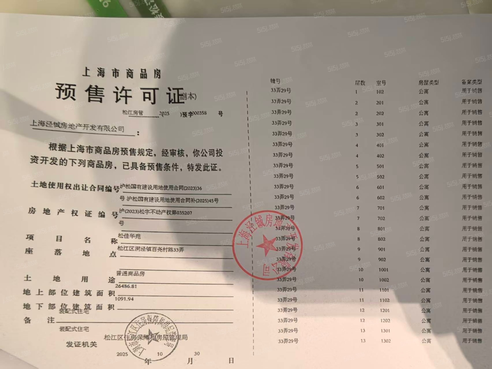 华发海上都荟预售许可证