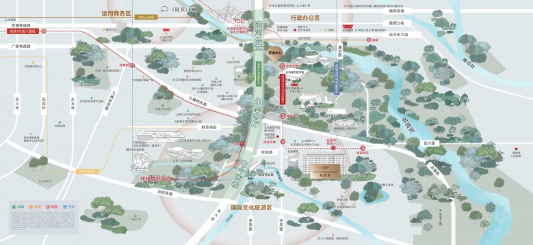 北投栖澐湾区位图