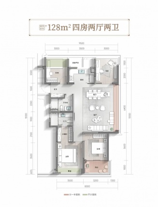 4室2厅2卫户型详情