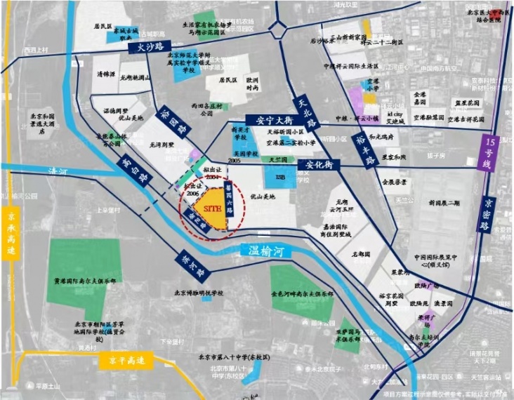 北京润园区位图