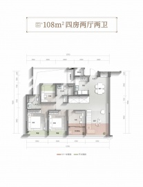 君潮润府4室2厅2卫