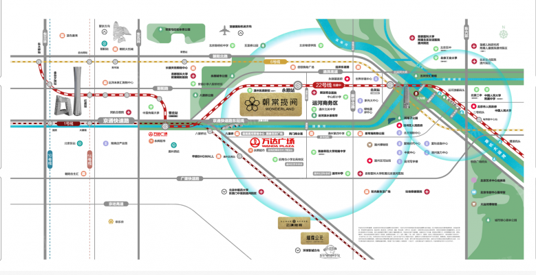 招商朝棠揽阅区位图