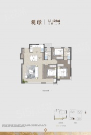 龙湖春江紫宸|观澜3室2厅2卫