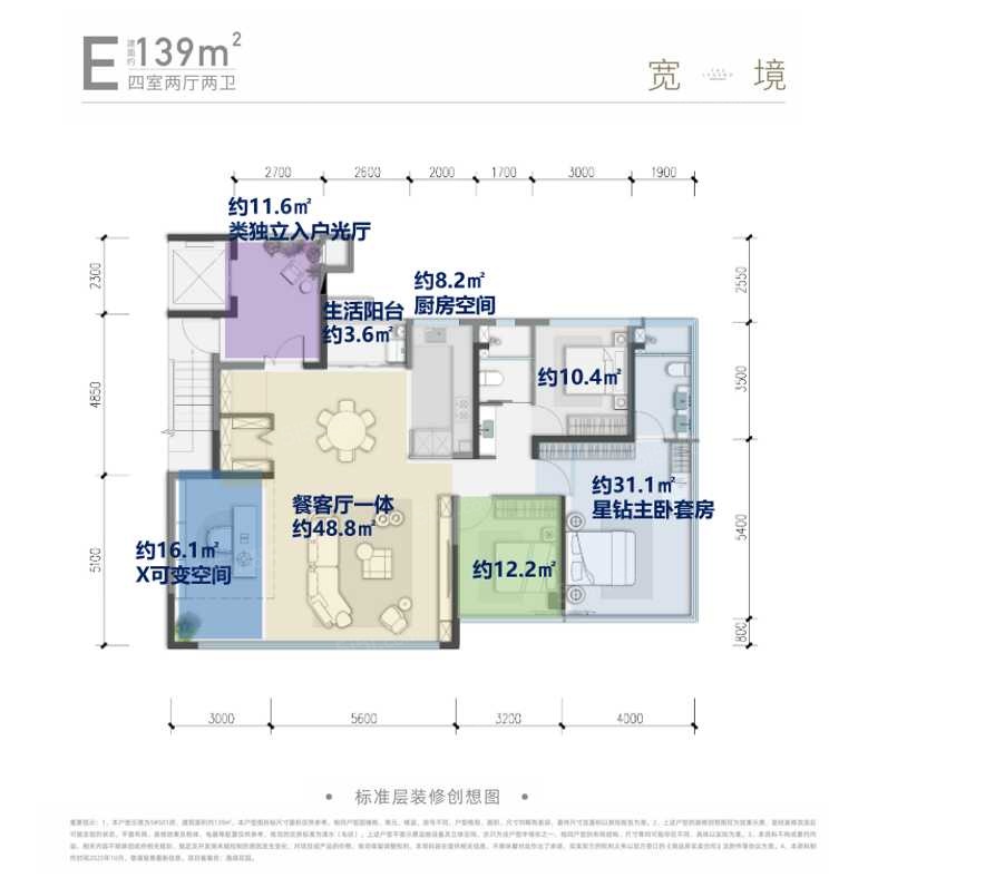 邦泰朗境4室2厅2卫