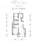 3室2厅1卫户型图