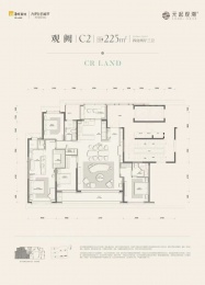 4室2厅3卫户型图