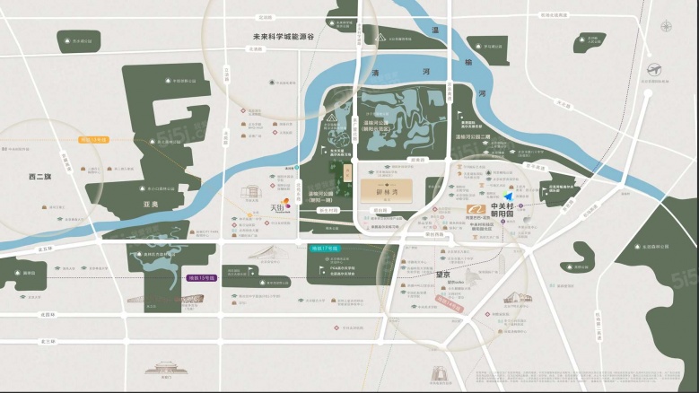 御林湾区位图