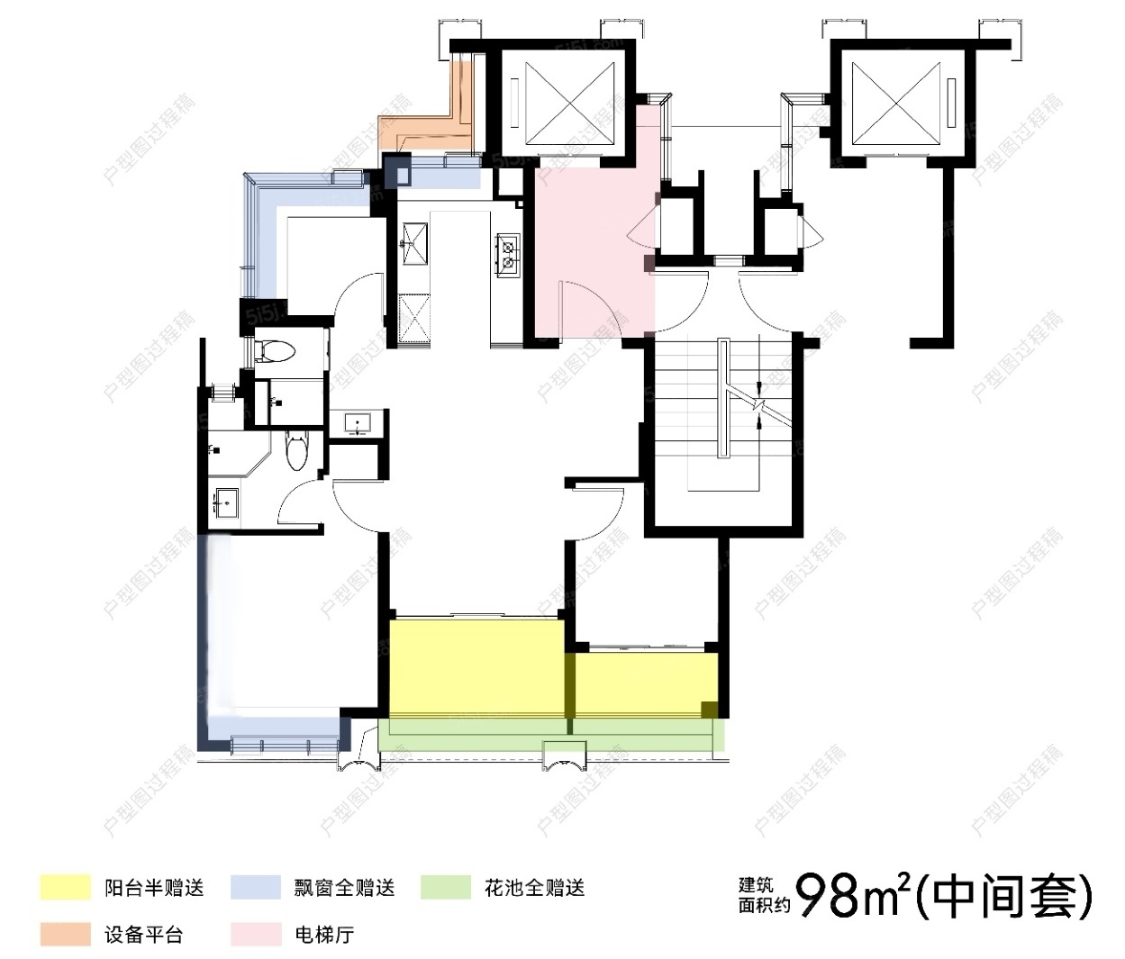 保利都汇和煦3室2厅2卫