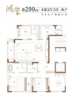 4室2厅3卫户型图