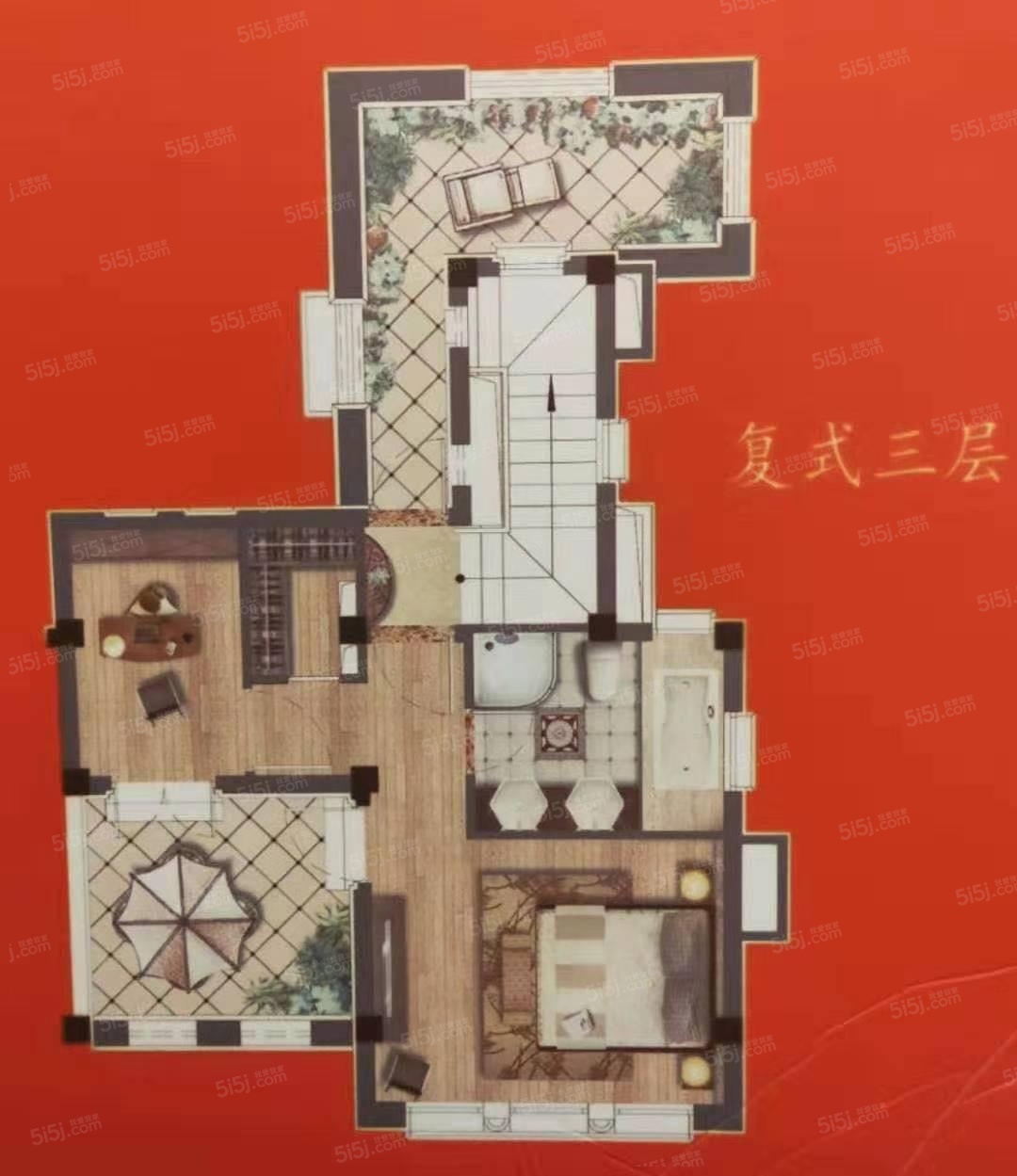 同润蓝美俊庭3室2厅3卫1厨151.61㎡8相册