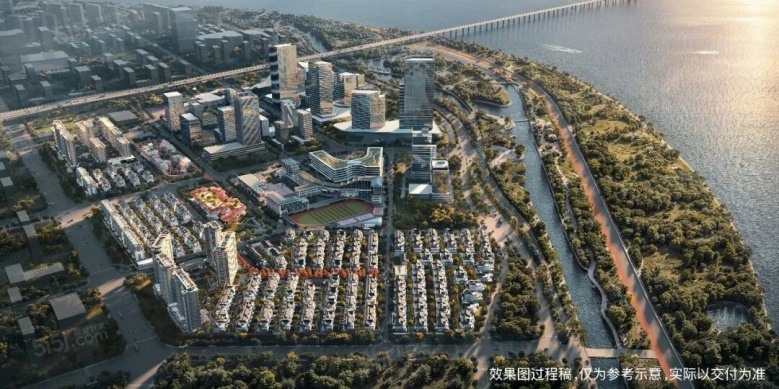 建发.云启钱湾二期望潮沙盘图