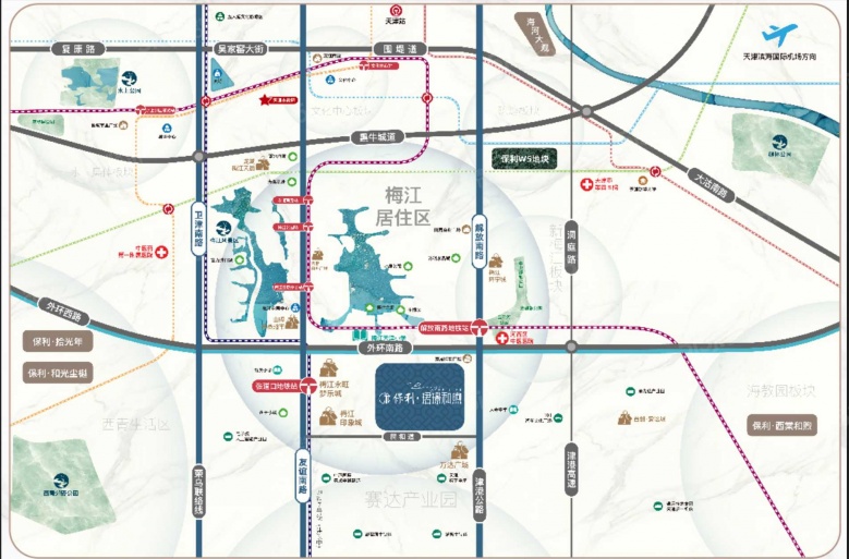 保利珺璟和煦区位图
