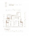 3室2厅2卫户型图