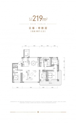 4室2厅3卫户型详情