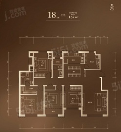 信达听松花园4室2厅2卫