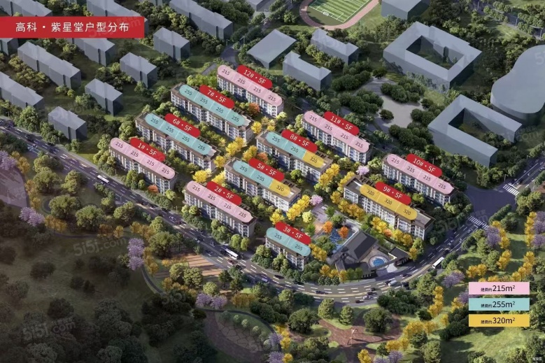 高科紫星堂沙盘图