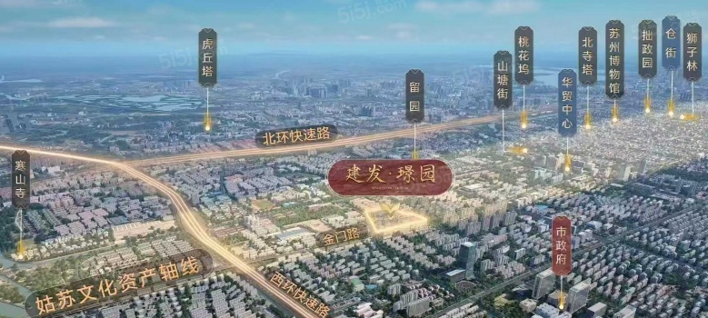 建发璟园配套图