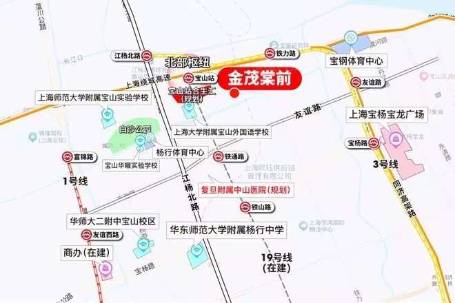 金茂棠前区位图