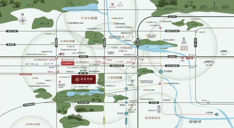 嘉棠璟樾区位图