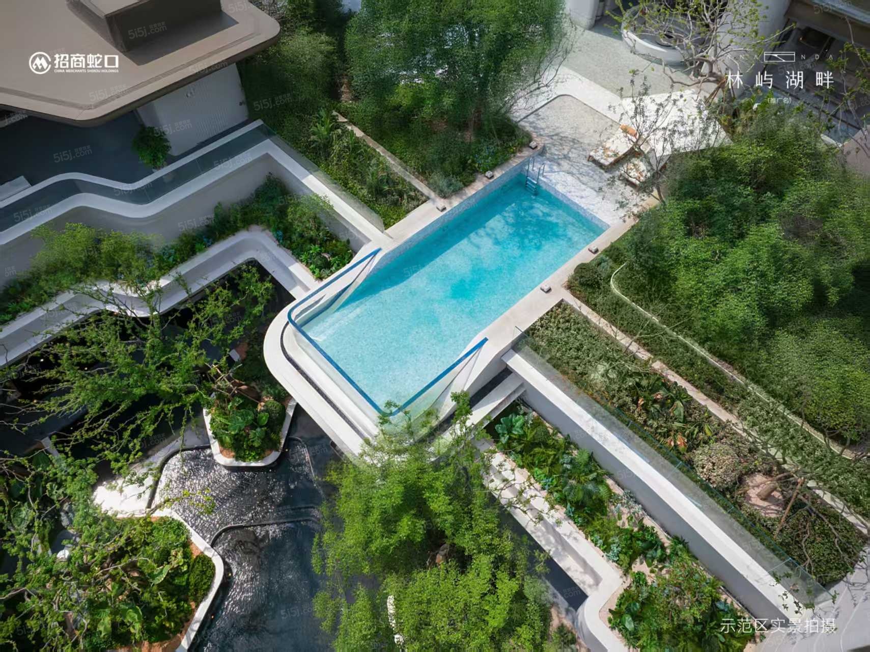 招商林屿湖畔实景图