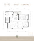 3室2厅2卫户型图