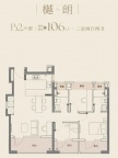 3室2厅2卫户型图