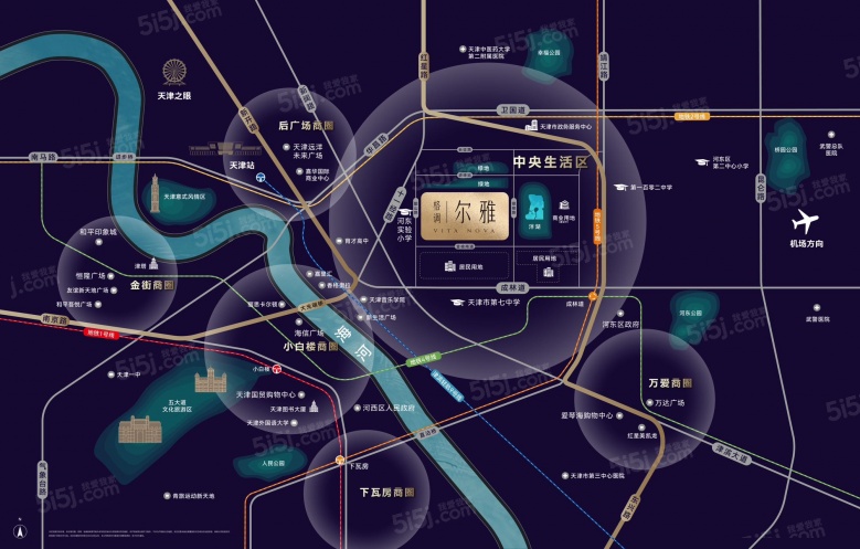 格调尔雅区位图