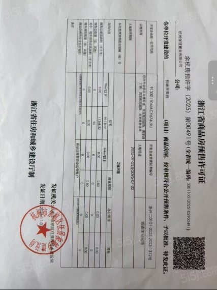 保利天奕预售许可证