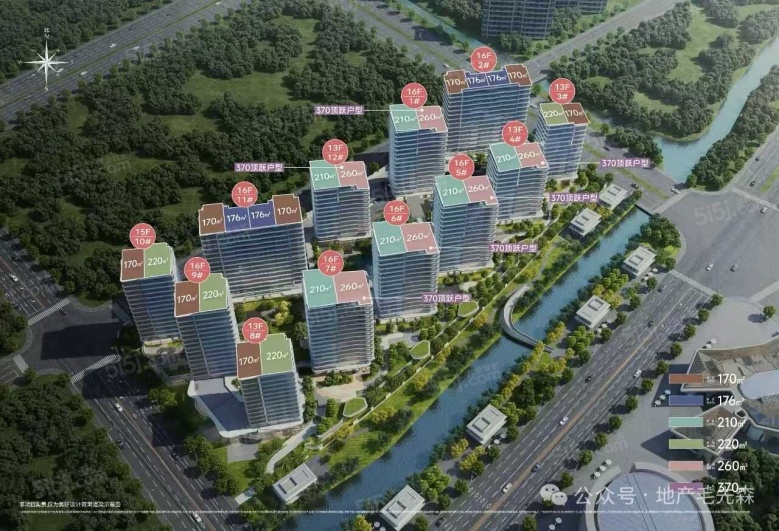 招商蛇口·杭序府沙盘图