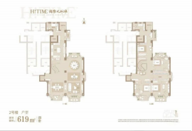 4室2厅4卫户型图