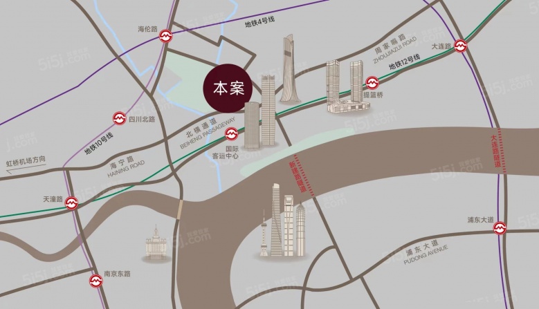 越秀外滩樾区位图