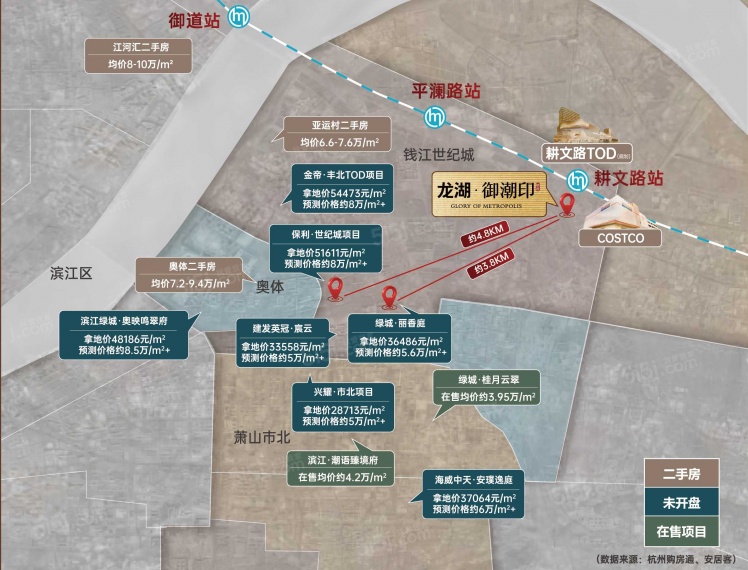 龙湖御潮印区位图